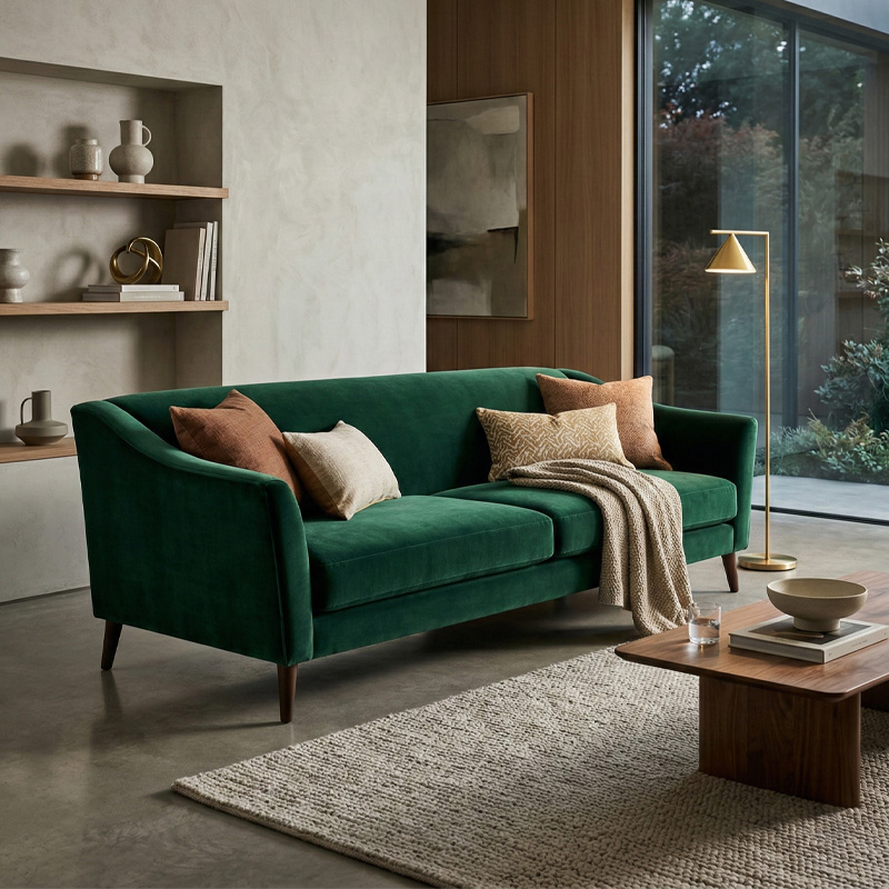 Aksominis sofos audinys: rekomenduojamas kokybės ir dizaino pasirinkimas?