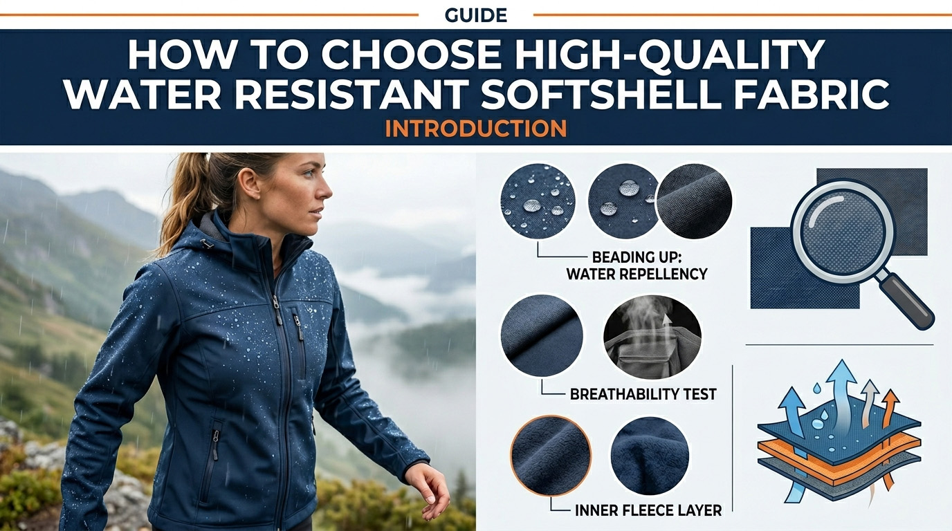 Kaip išsirinkti aukštos kokybės vandeniui atsparų Softshell audinį