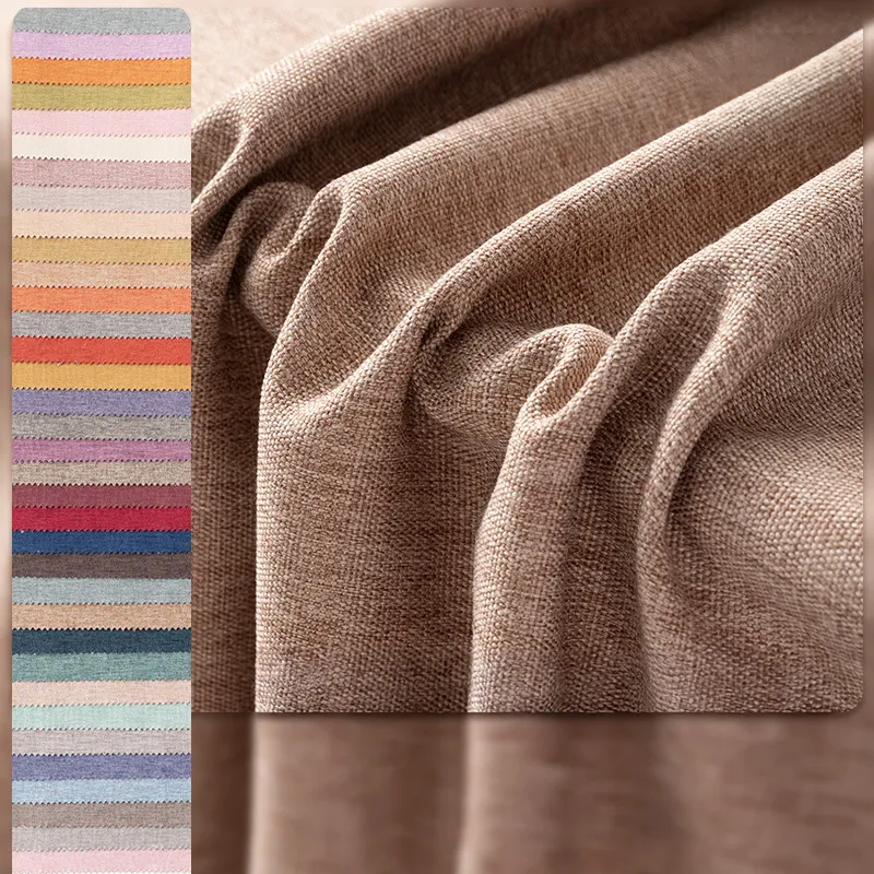 Dirbtinis lininis užuolaidų audinys