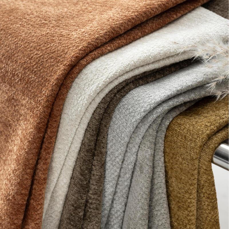 Snaigės vilnos šenilinis užuolaidų audinys